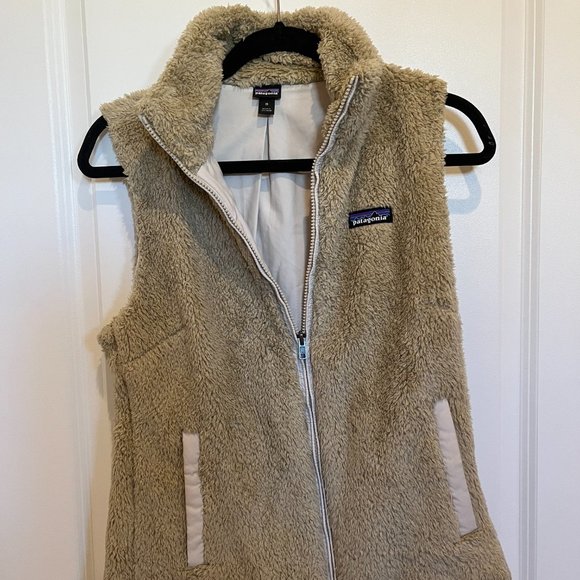 Patagonia Los Gatos Fleece Vest Khaki Tan Size M - Picture 4 of 4